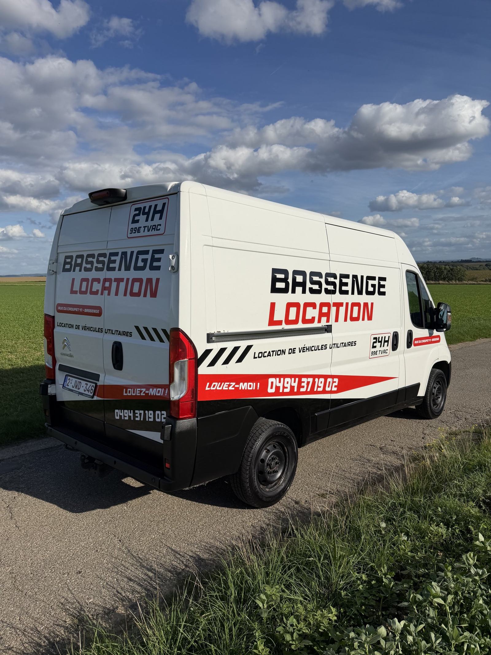 Le Citroën Jumper de Bassenge Location
